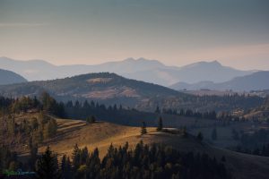October view over the Carpathians