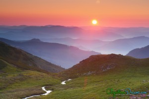 8. Sunrise in the Carpathians